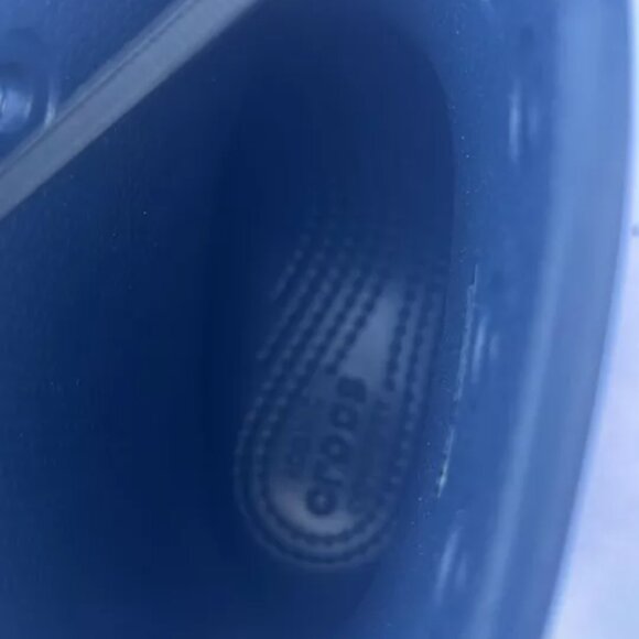 Crocs Classic Rain Boots Keep Feet Dry! Navy BOOTS NWT, YOUTH Size US 13 Croc - Picture 7 of 7